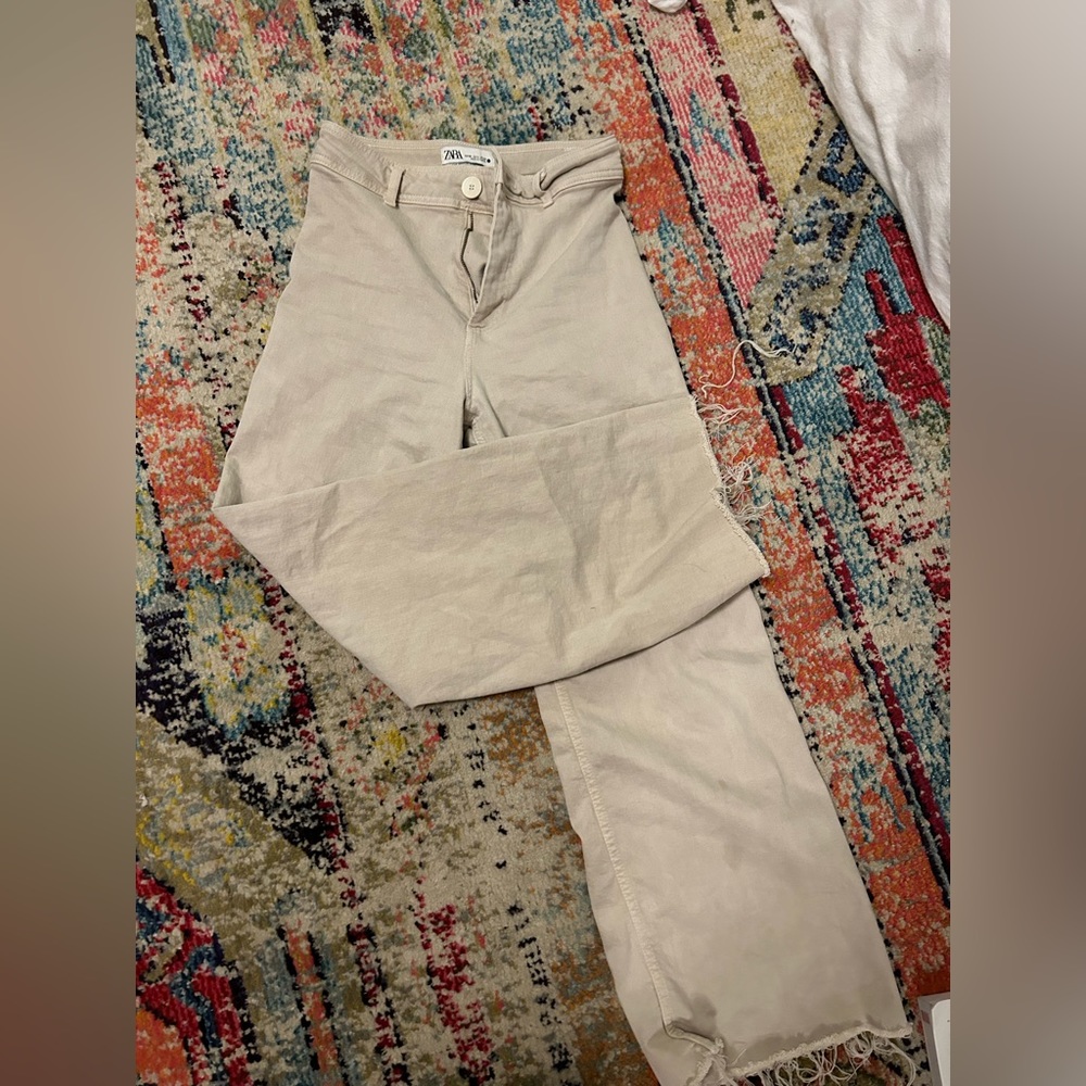 zara marine straight leg jeans